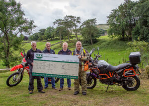 Trail Riders donate to byways maintenance